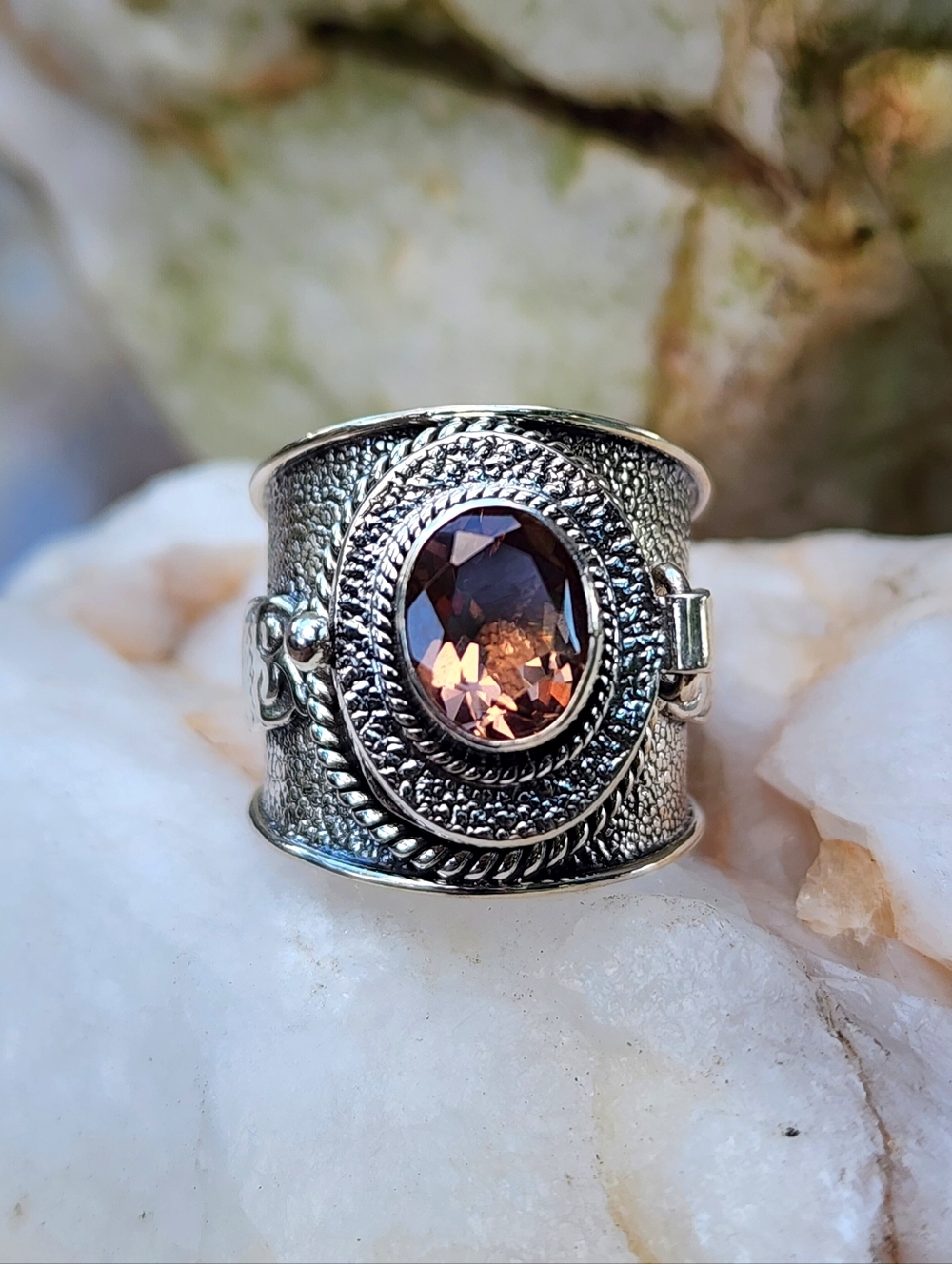 Sterling Silver 925 Poison Ring Alexandrite